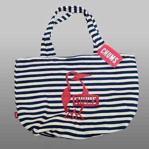 CHUMS Reversible Striped Tote Bag – Navy/Red (New with Tags)